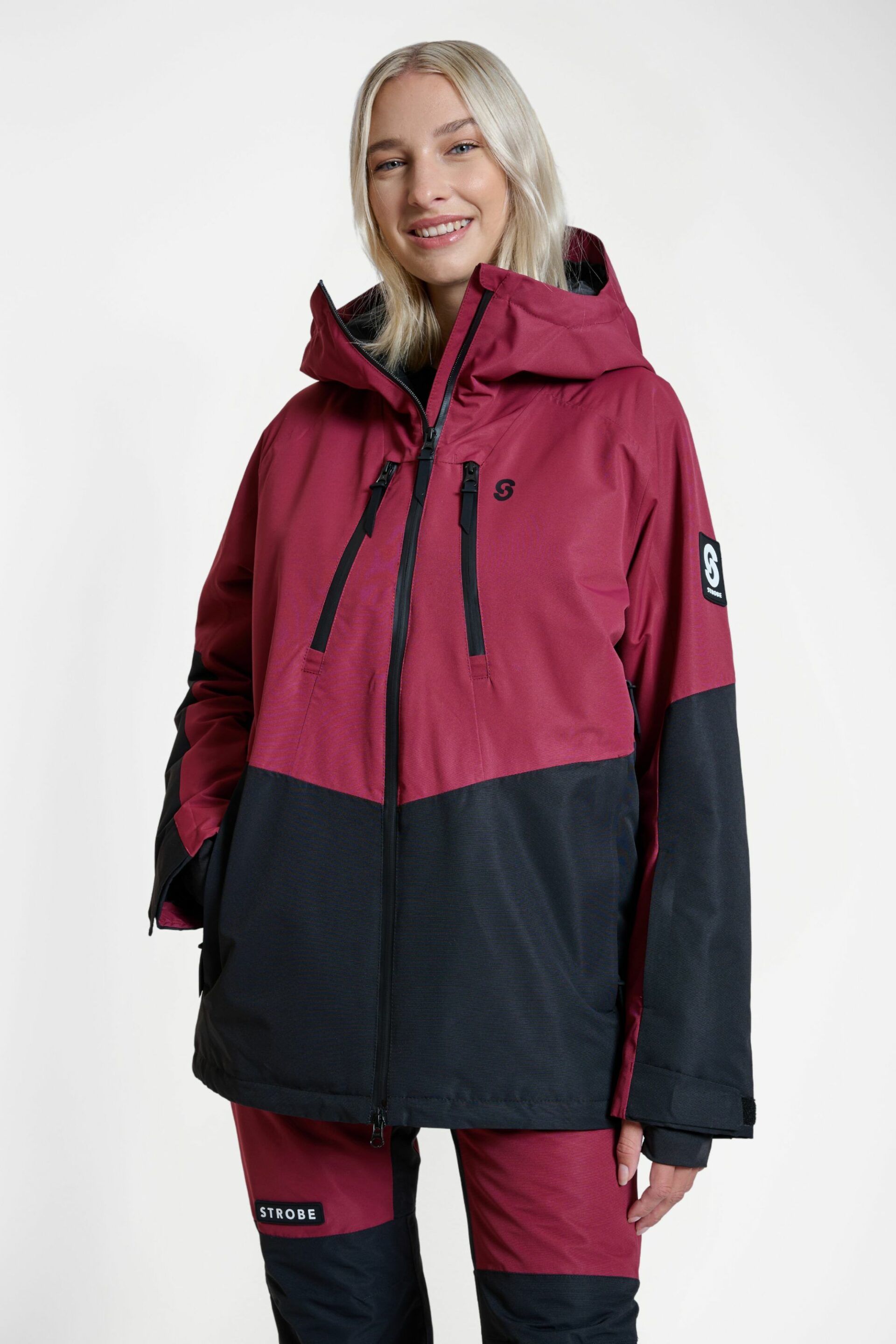 Lynx Ski Jacket Burgundy - Women's