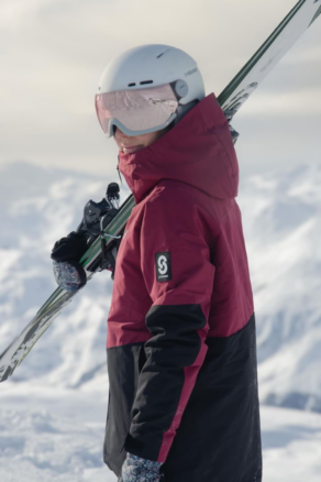 Lynx Ski Jacket Burgundy - Women's