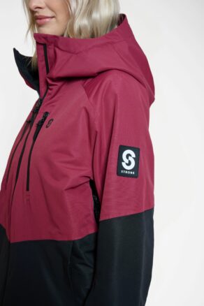Lynx Ski Jacket Burgundy - Women's