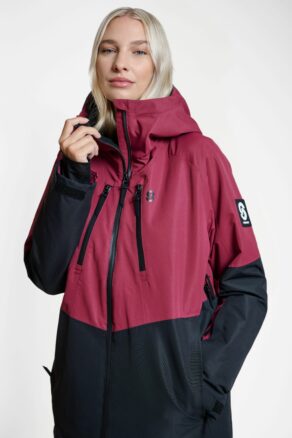Lynx Ski Jacket Burgundy - Women's