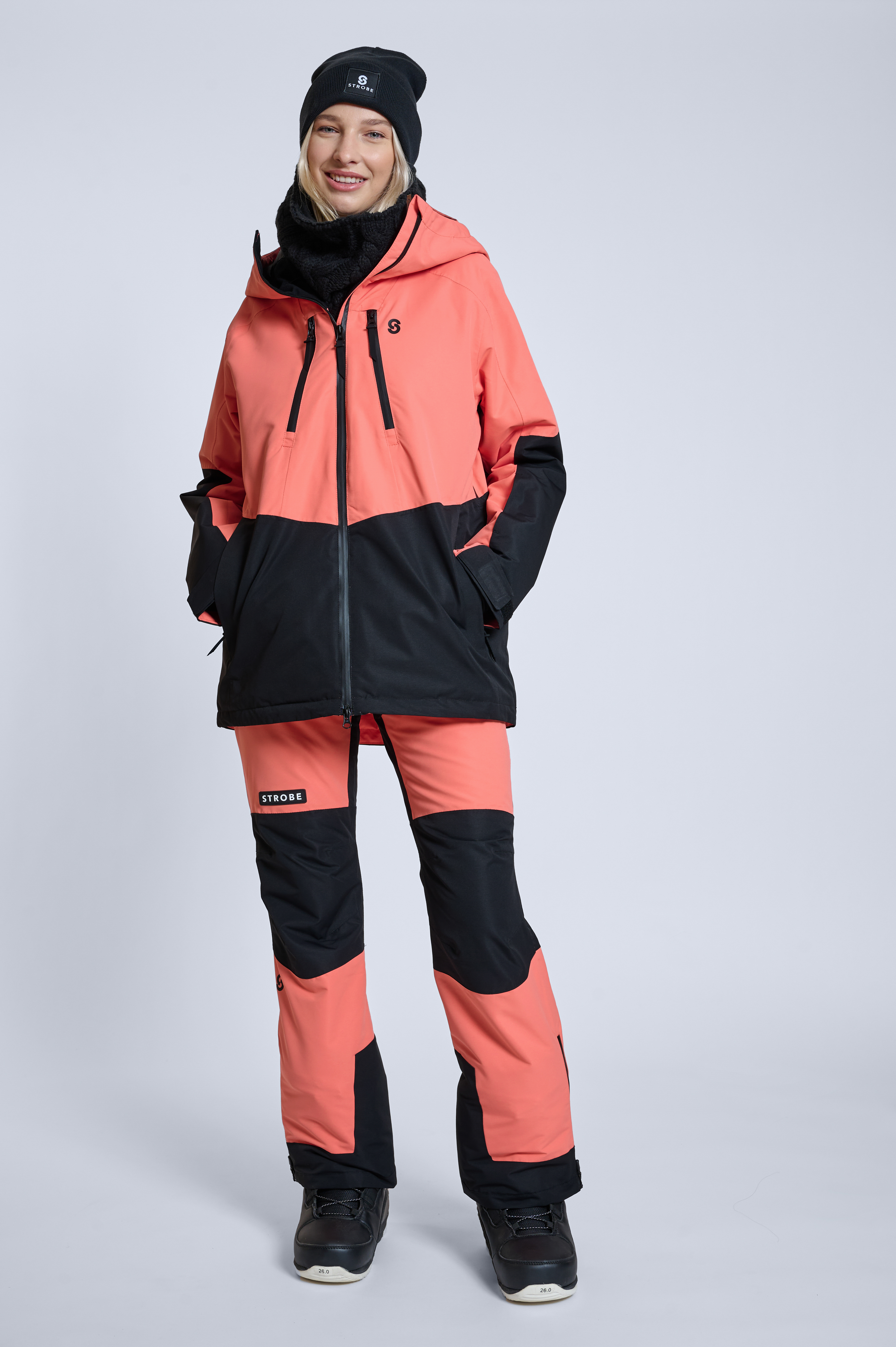 Renewed - Lynx Ski Pants Coral - Extra Large - Women's