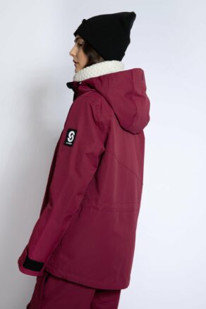 Renewed - Aura Ski Jacket Burgundy - Medium - Women's