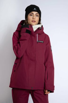 Renewed - Aura Ski Jacket Burgundy - Medium - Women's