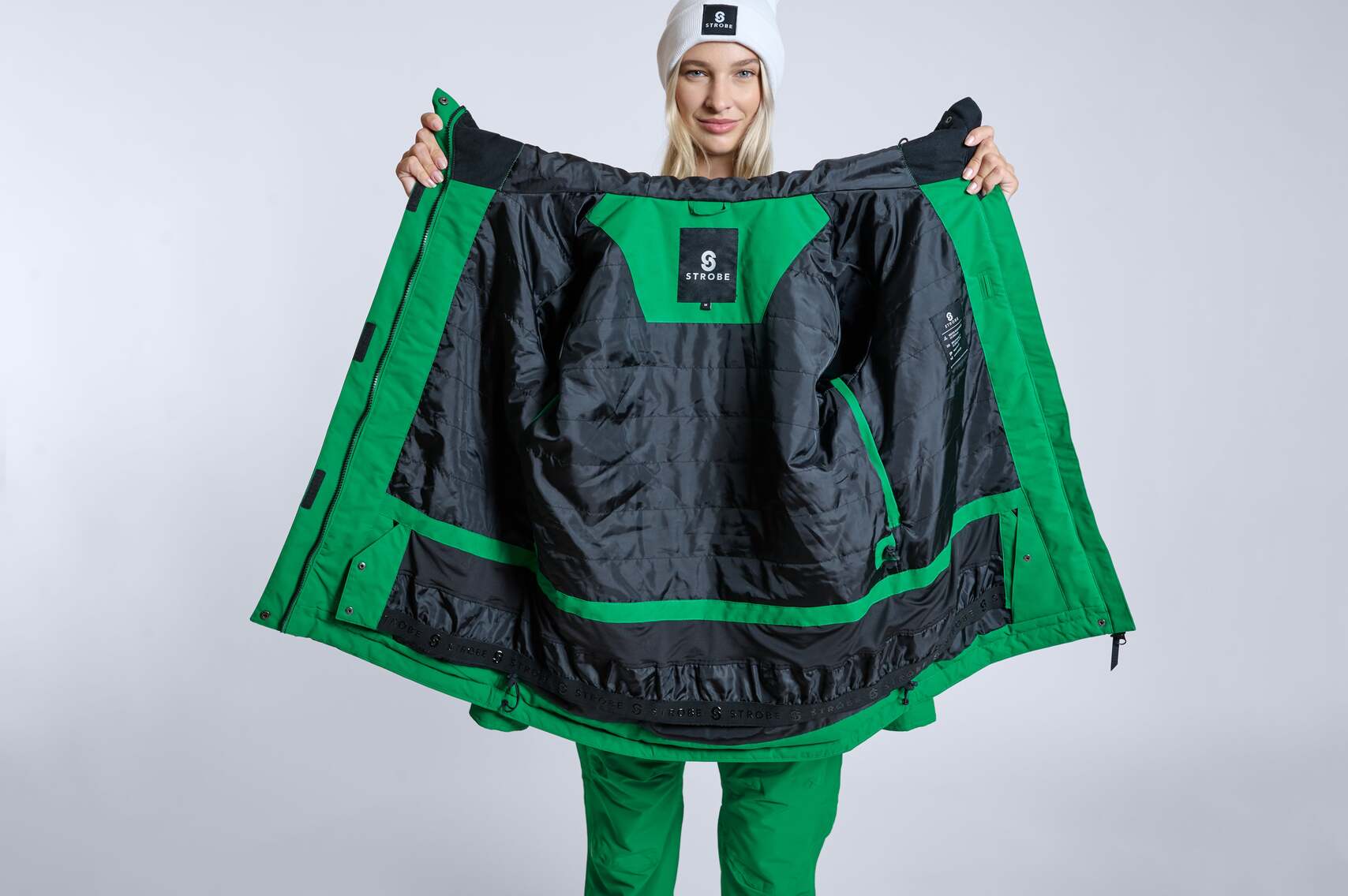 Aura Ski Jas Kelly Green - Dames - 2022