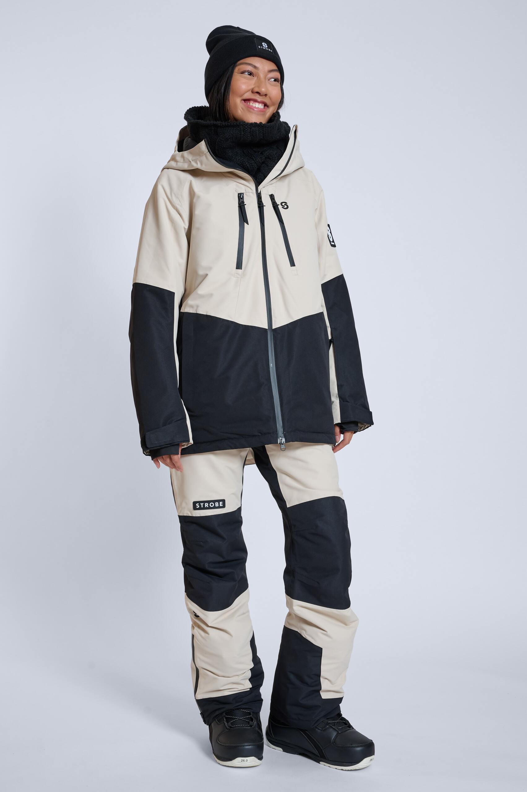 Renewed - Lynx Ski Jacket Lt Beige - Medium - Women's