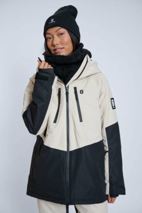 Renewed - Lynx Ski Jacket Lt Beige - Small - Women's