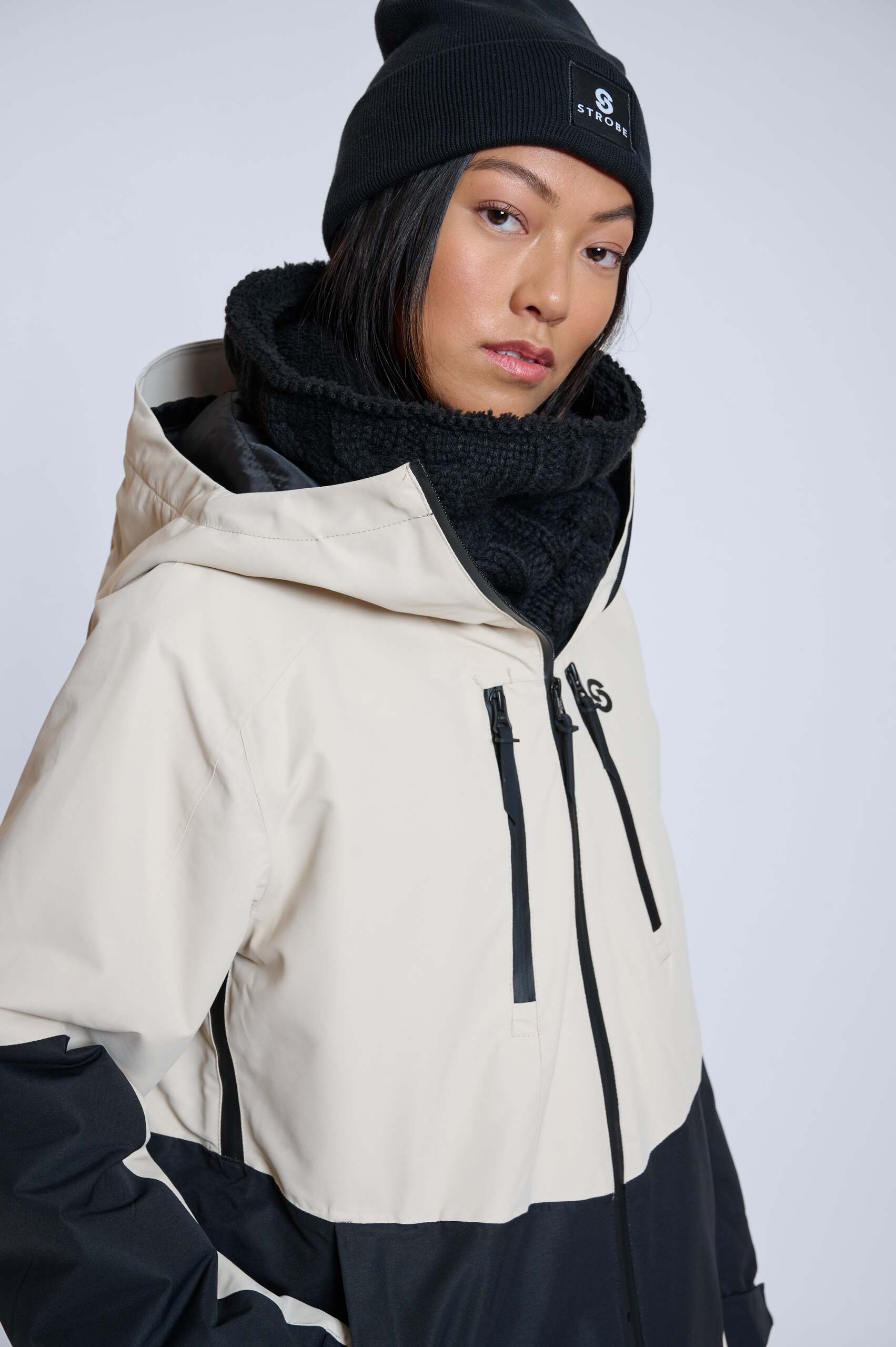 Renewed - Lynx Ski Jacket Lt Beige - Medium - Women's