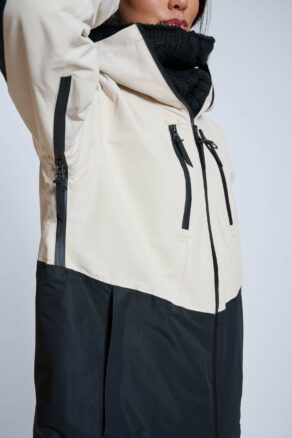 Renewed - Lynx Ski Jacket Lt Beige - Small - Women's