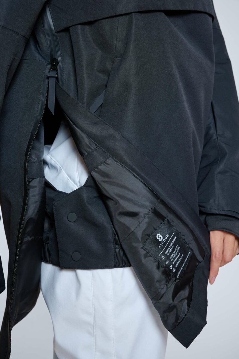 Elastic snow skirt