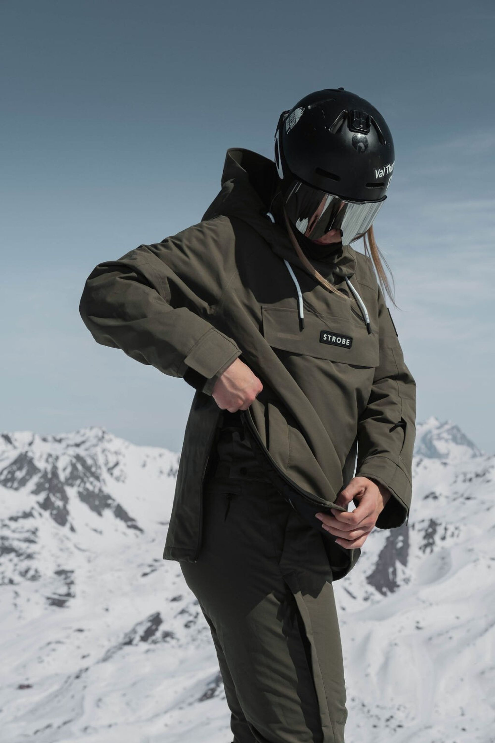 Halo Chaqueta de esquí Olive Green - Mujer