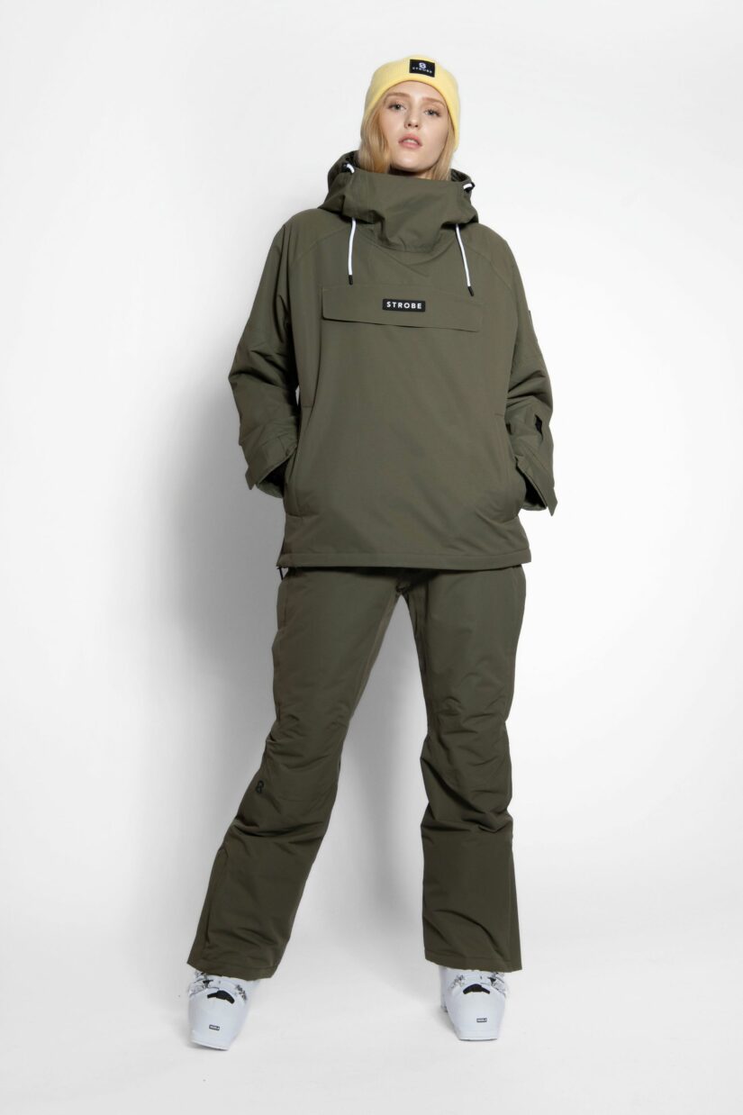 Halo Ski Jacket Olive Green - Women's