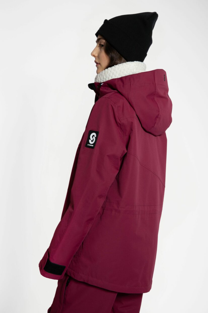 Aura Ski Jacket Burgundy - Women's