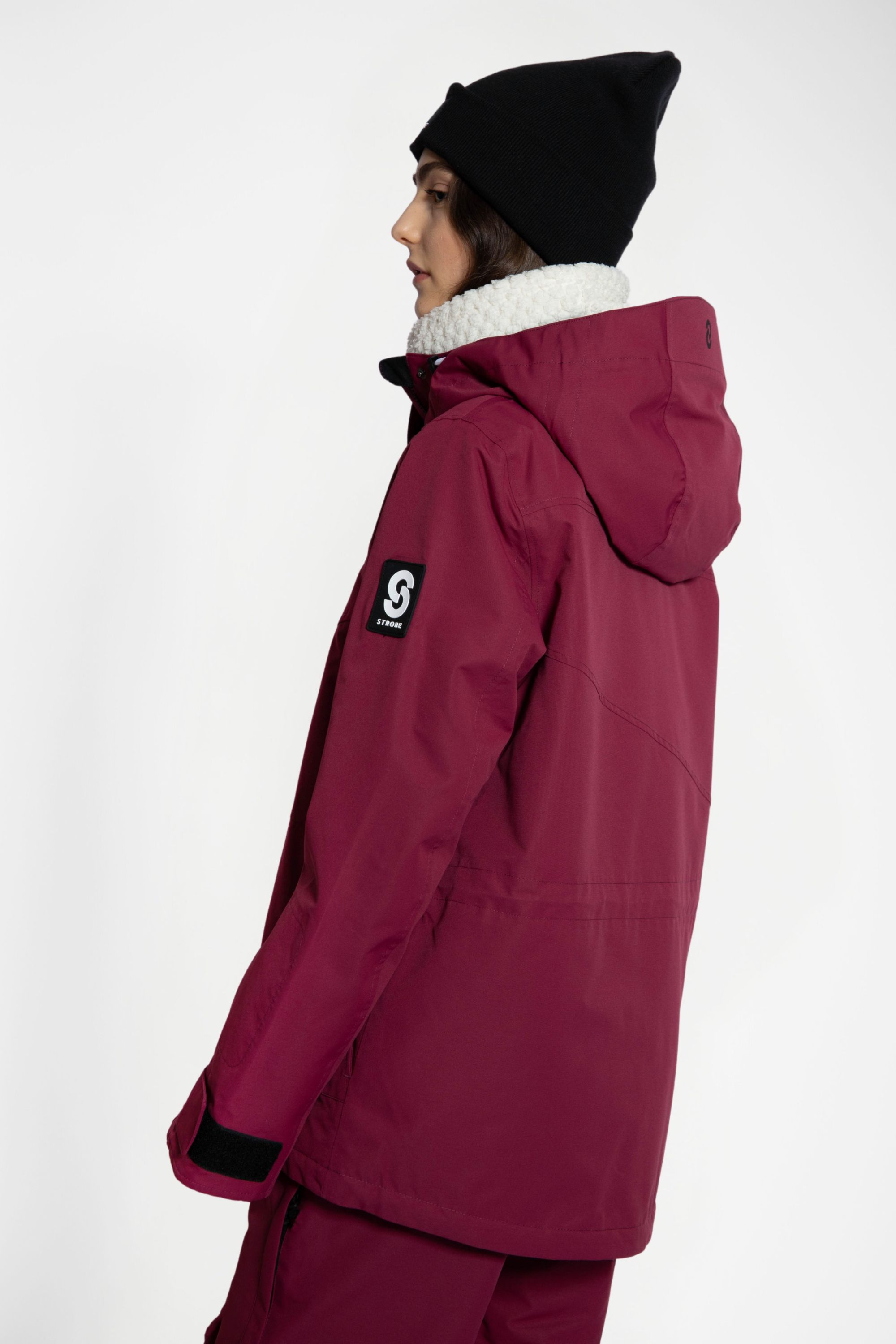 Aura Ski Jacket Burgundy - Women's
