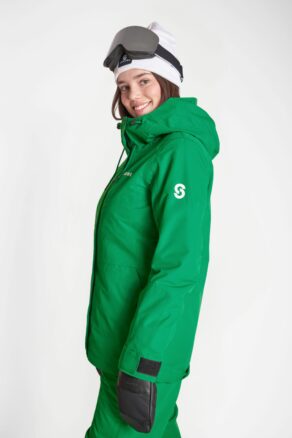 Aura Chaqueta de esquí Kelly Green - Mujer