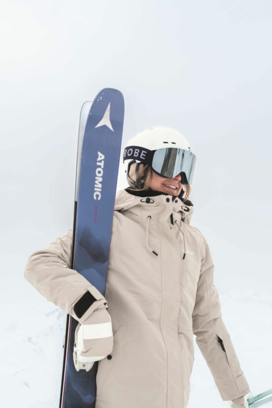 Aura Ski Jacket Lt Beige - Women's