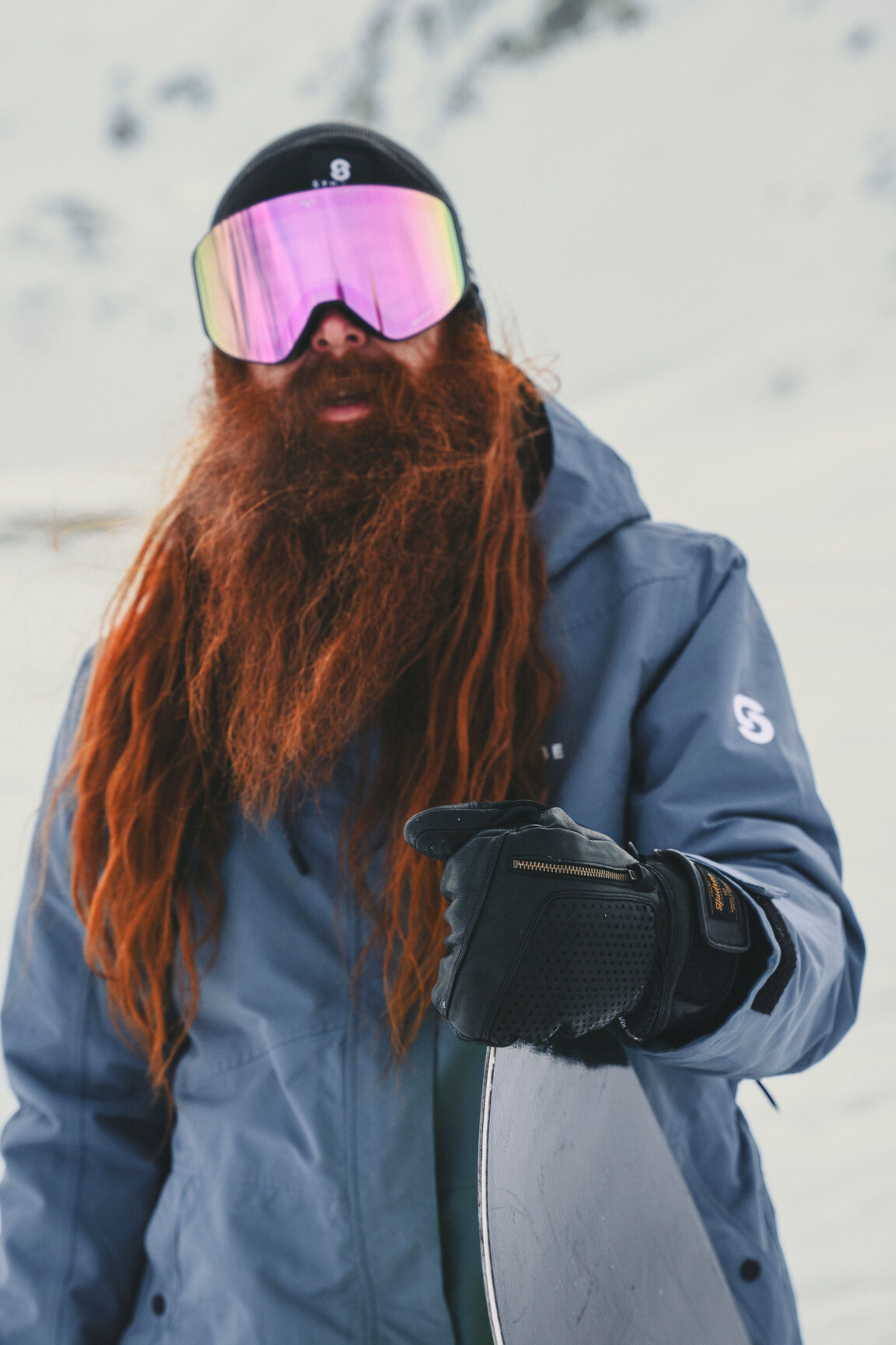 Aura Ski Jacket Slate Blue - Men's
