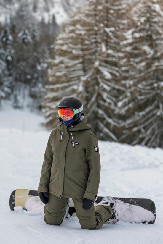 Aura Ski Jacket Olive Green - Women's