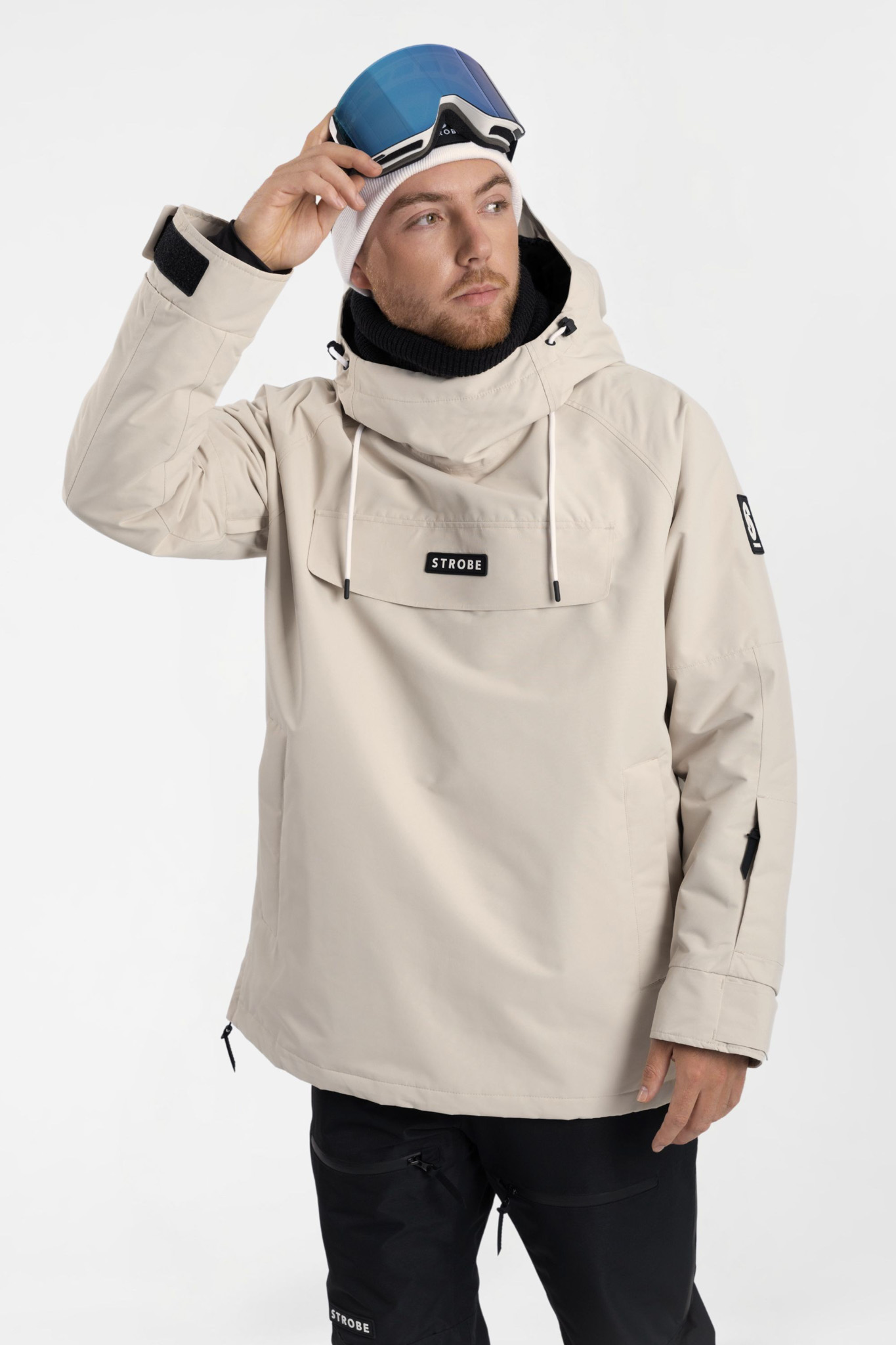 Halo Ski Jas Lt Beige - Heren