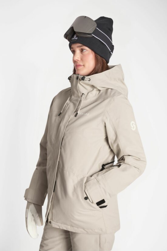 Aura Ski Jacket Lt Beige - Women's