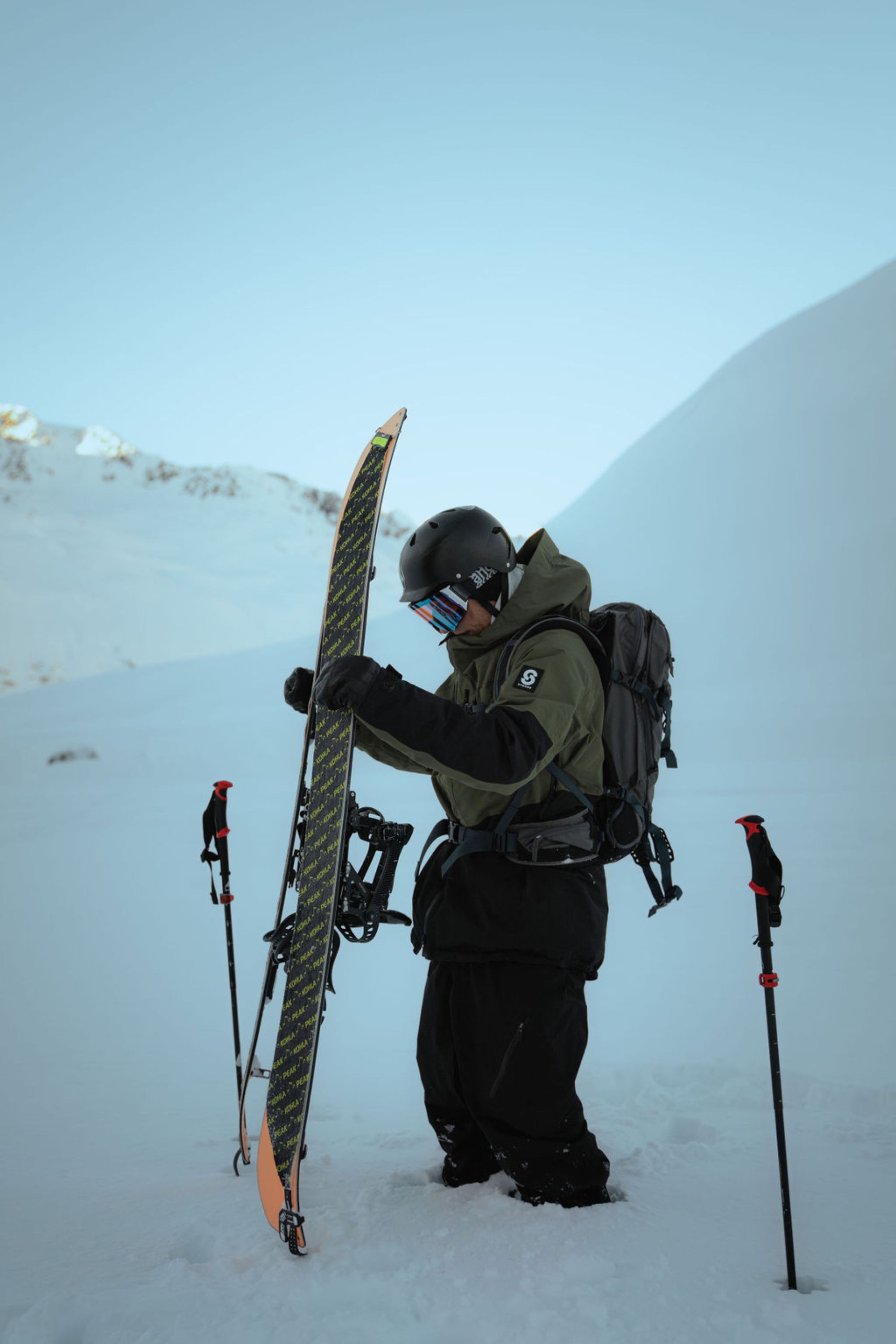 Lynx Ski Jas Olive Green - Heren