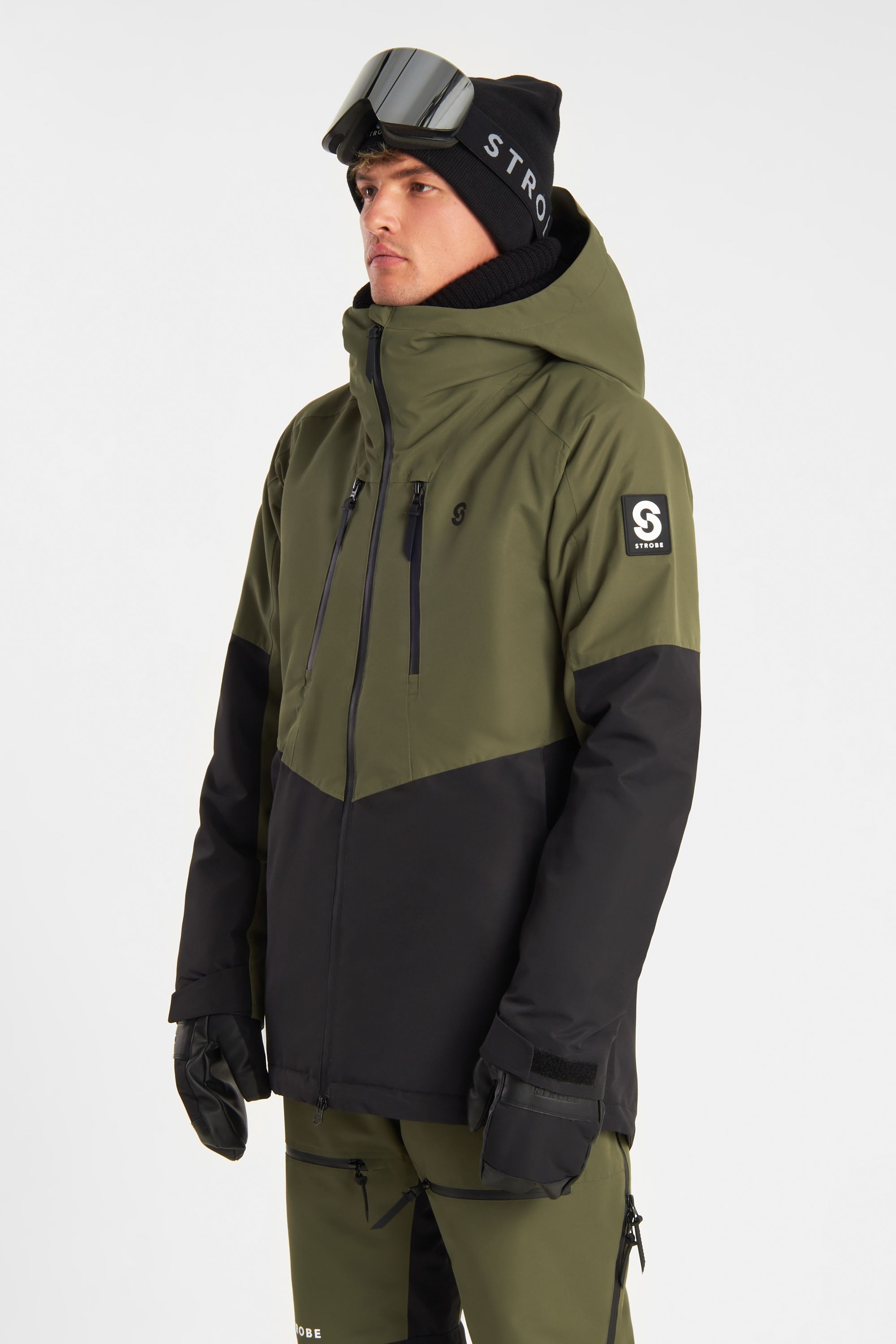 Lynx Ski Jas Olive Green - Heren