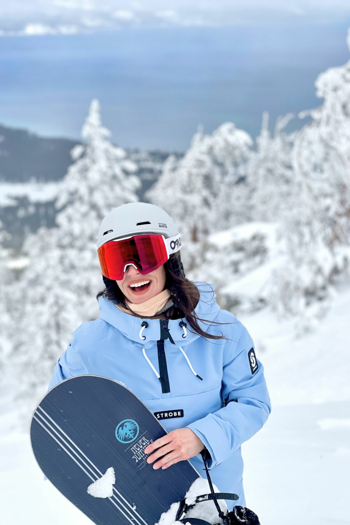 Luna Snowboard Jacket Serenity Blue - Women's