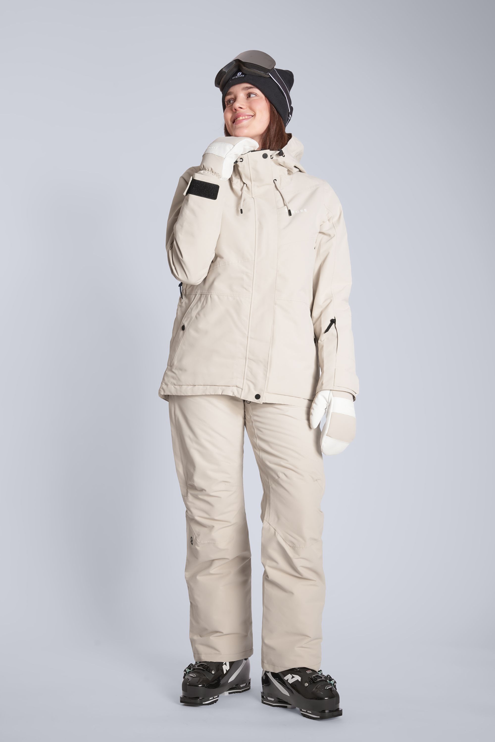 Renewed - Aura Ski Jacket Lt Beige - Medium - Women's