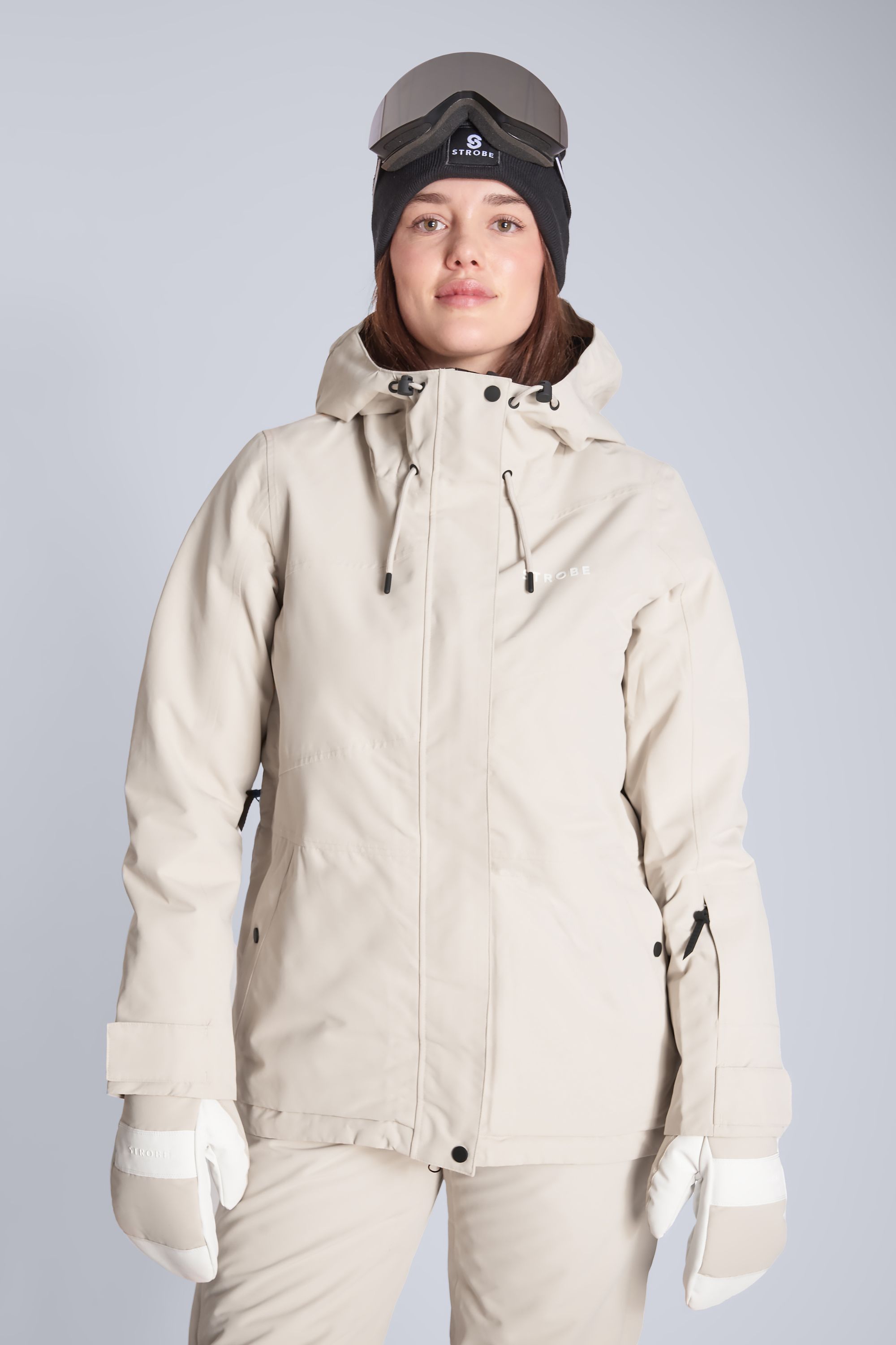 Renewed - Aura Ski Jacket Lt Beige - Medium - Women's