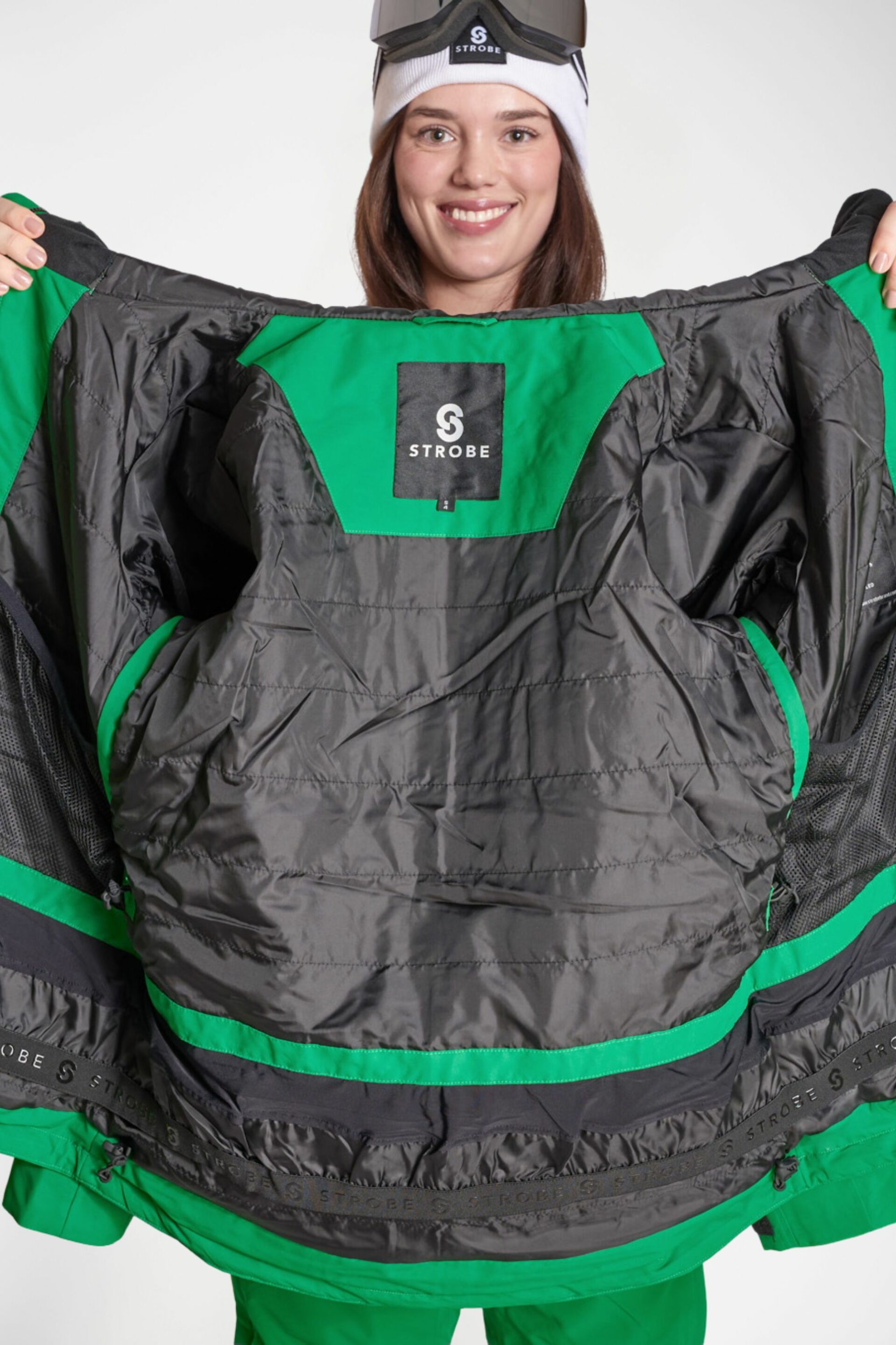 Aura Chaqueta de esquí Kelly Green - Mujer