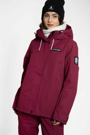 Aura Ski Jacket Burgundy - Women's