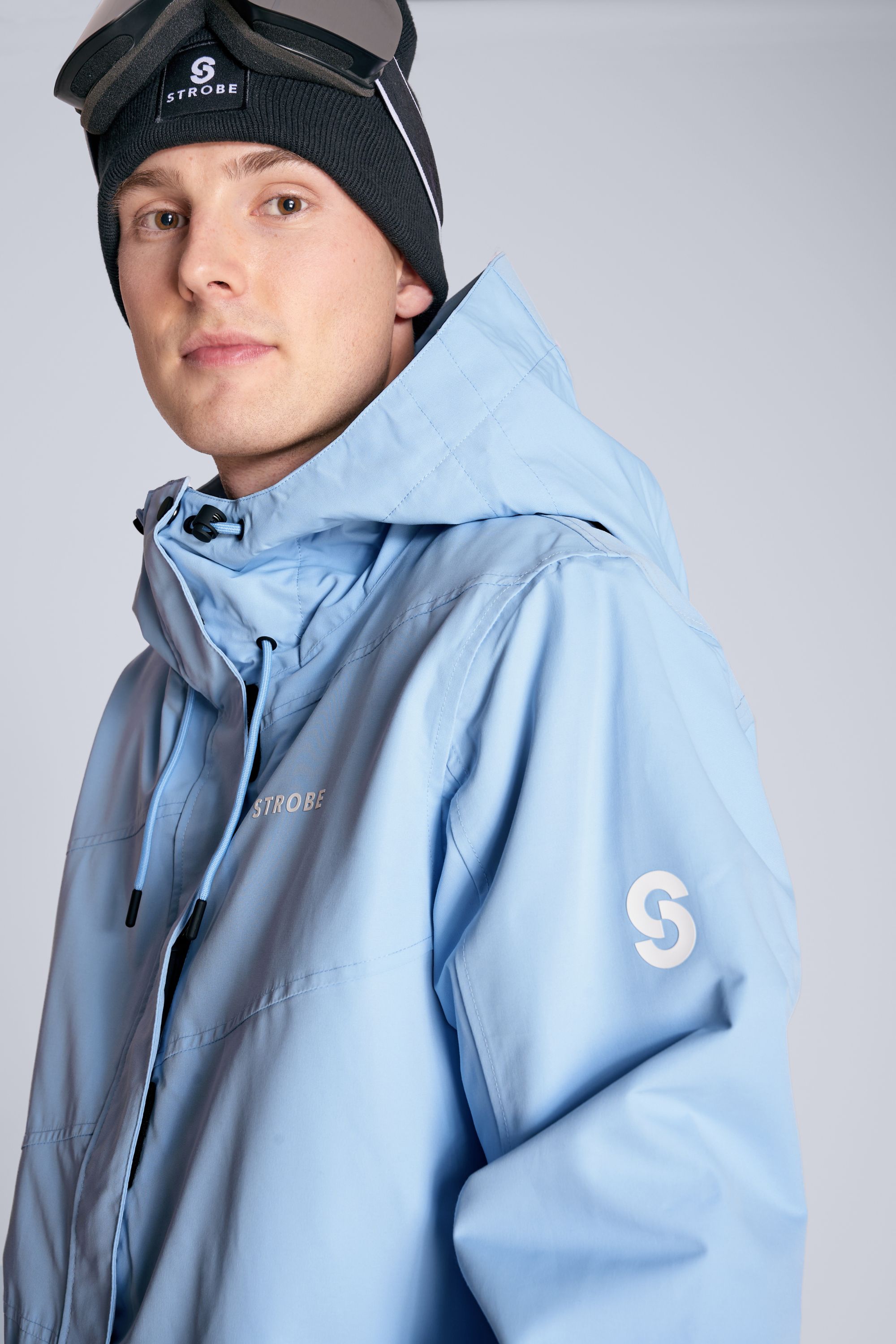 Aura Ski Jacket Serenity Blue - Men's