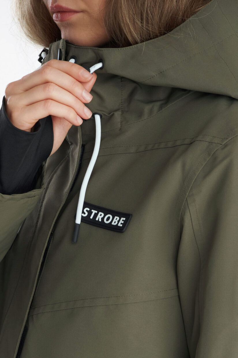 Aura Ski Jacket Olive Green - Women's