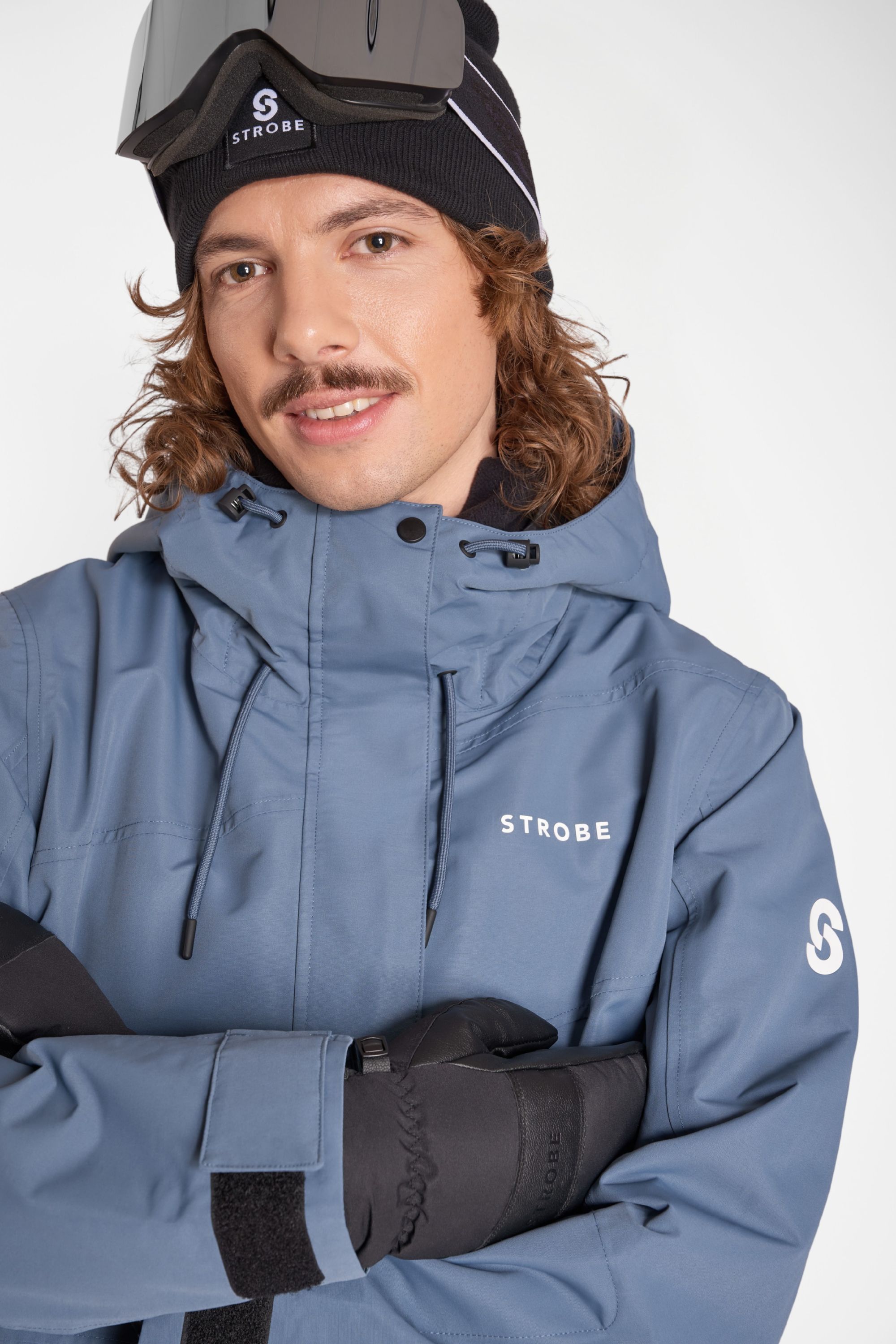 Aura Ski Jacket Slate Blue - Men's