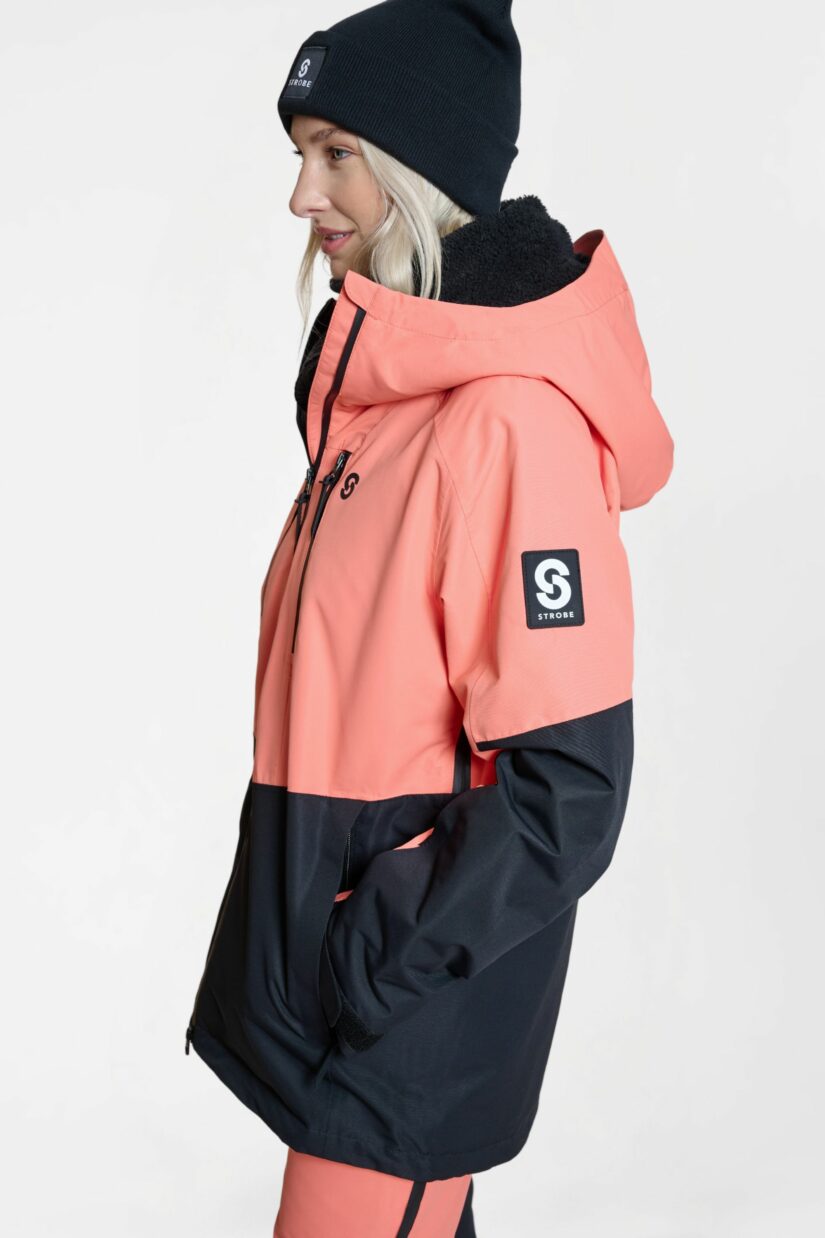 Lynx Ski Jacket Coral - Women's
