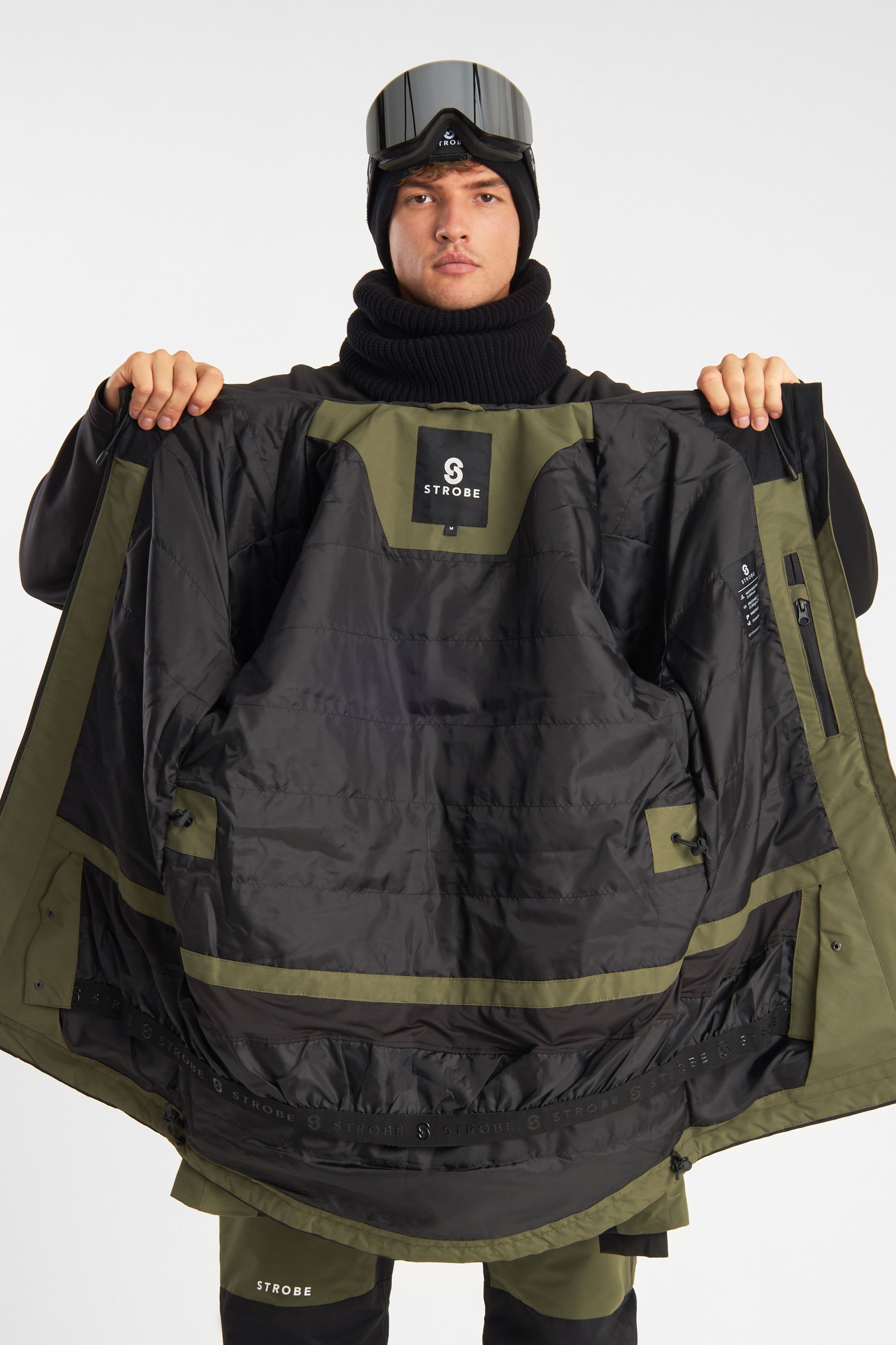Lynx Ski Jas Olive Green - Heren
