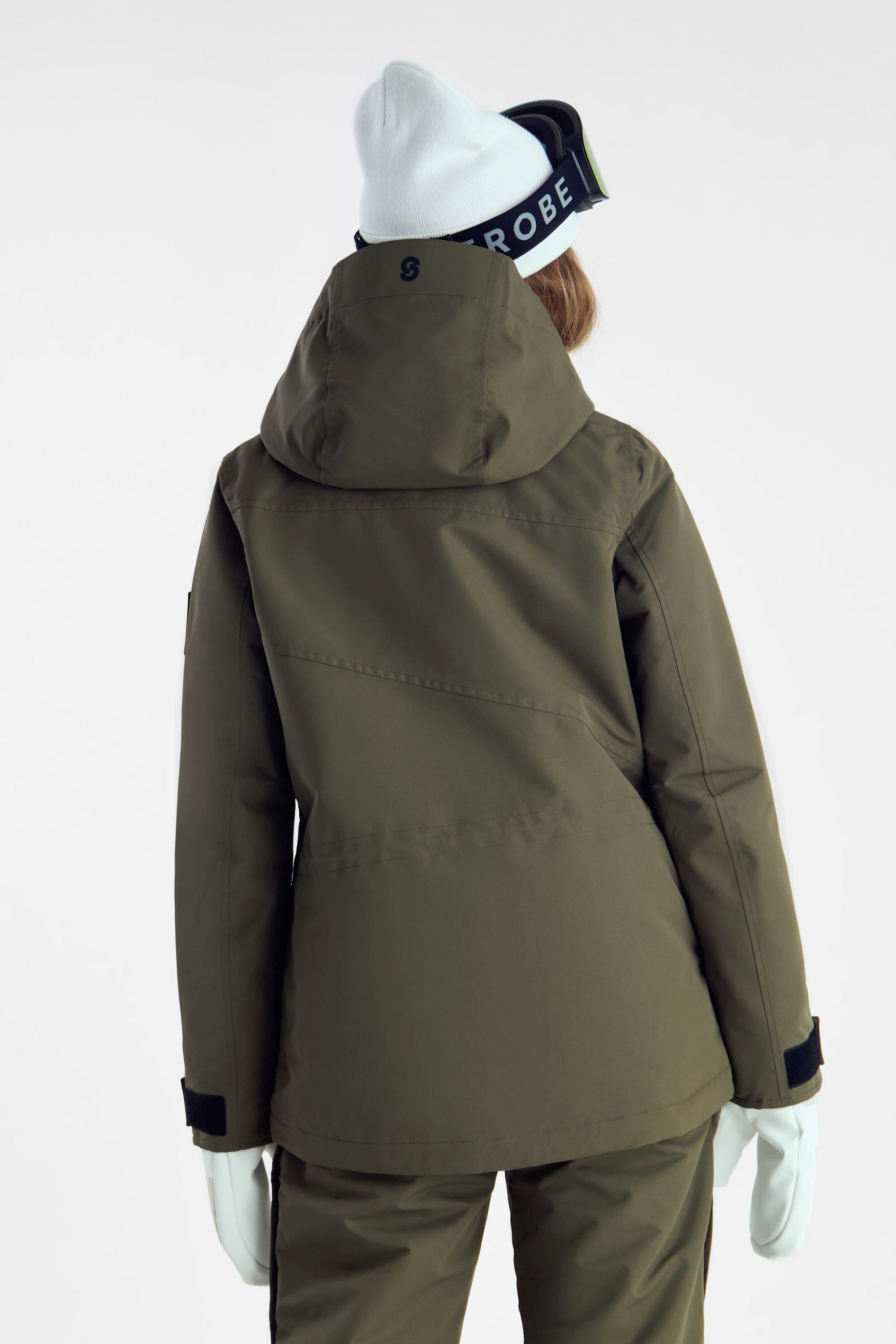Aura Ski Jas Olive Green - Dames