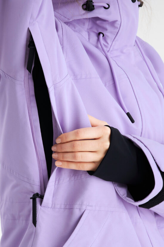 Aura Ski Jacket Pale Violet - Women's