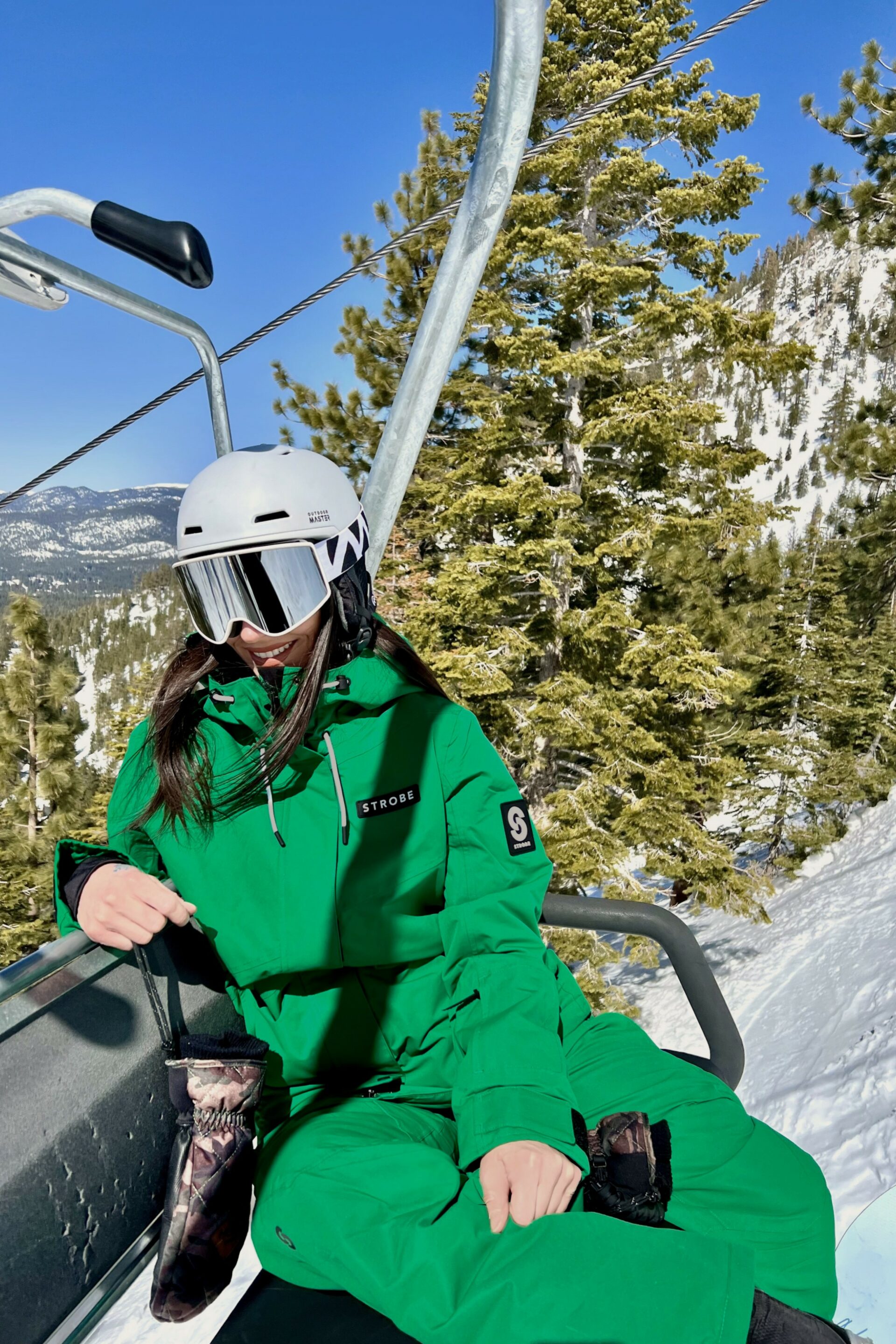 Aura Chaqueta de esquí Kelly Green - Mujer