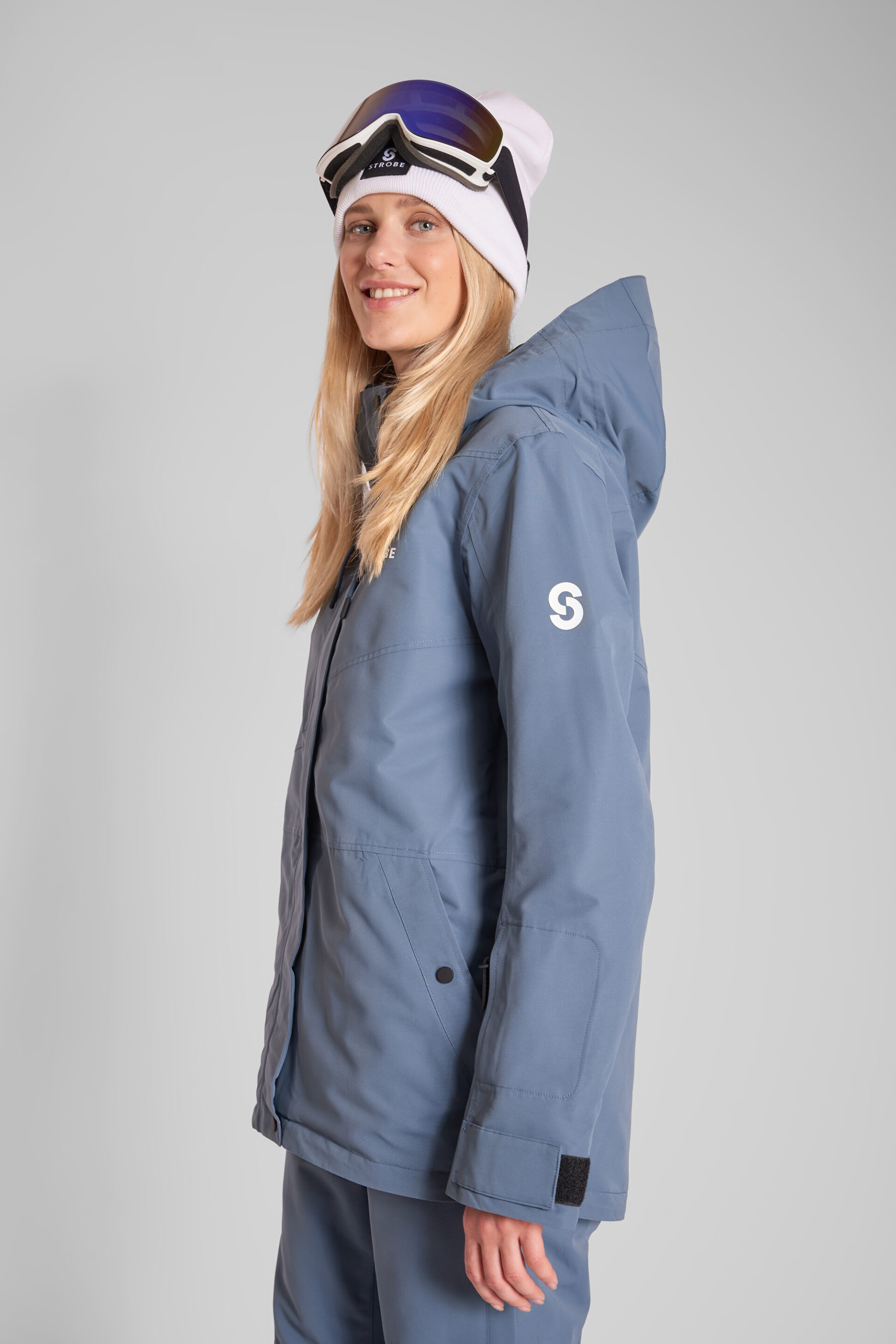 Renewed - Aura Ski Jacket Slate Blue - Small - Women's