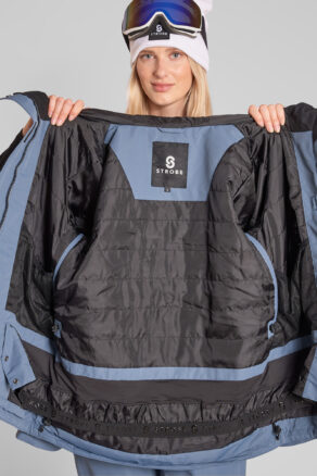 Renewed - Aura Ski Jacket Slate Blue - Small - Women's