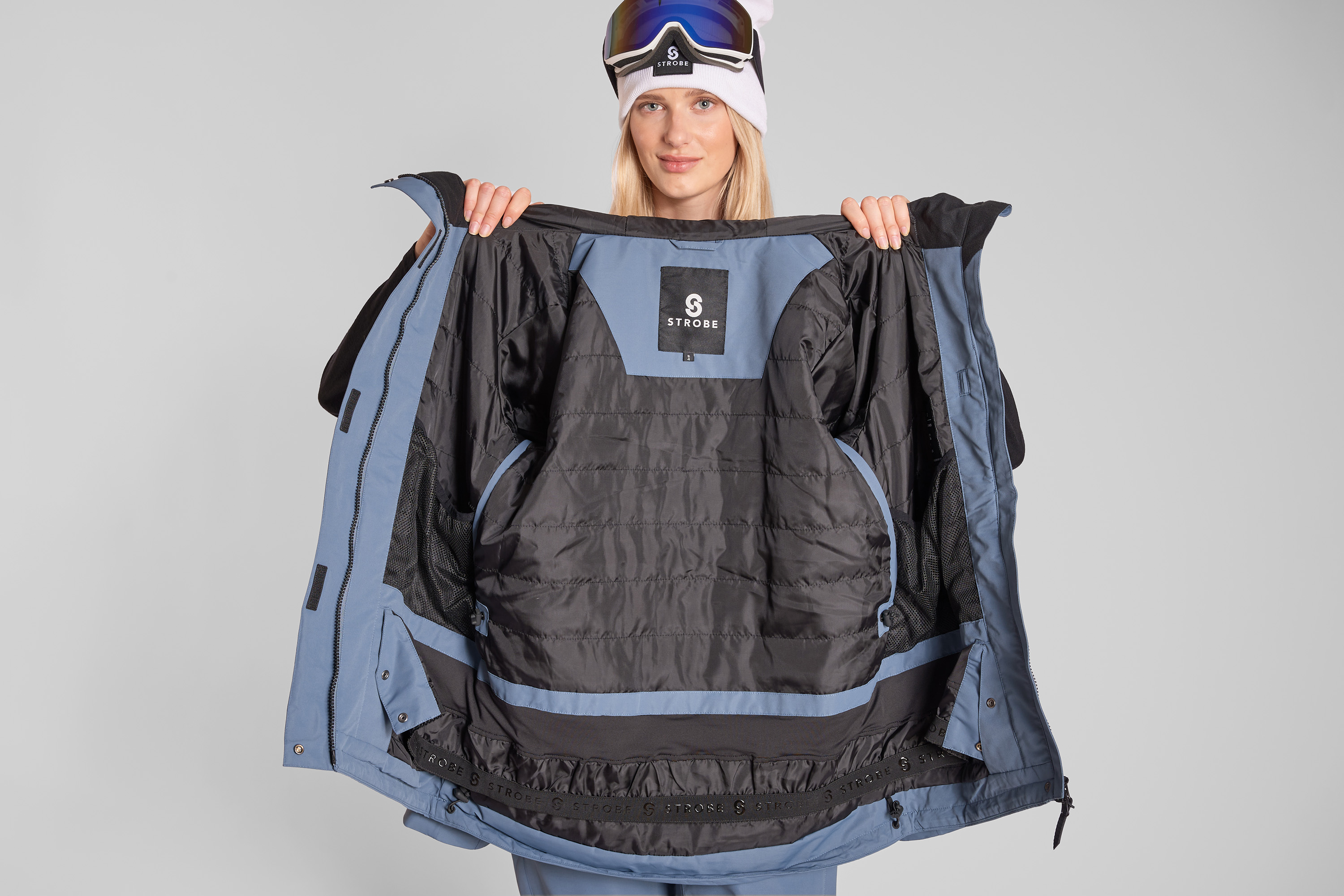Renewed - Aura Ski Jacket Slate Blue - Small - Women's