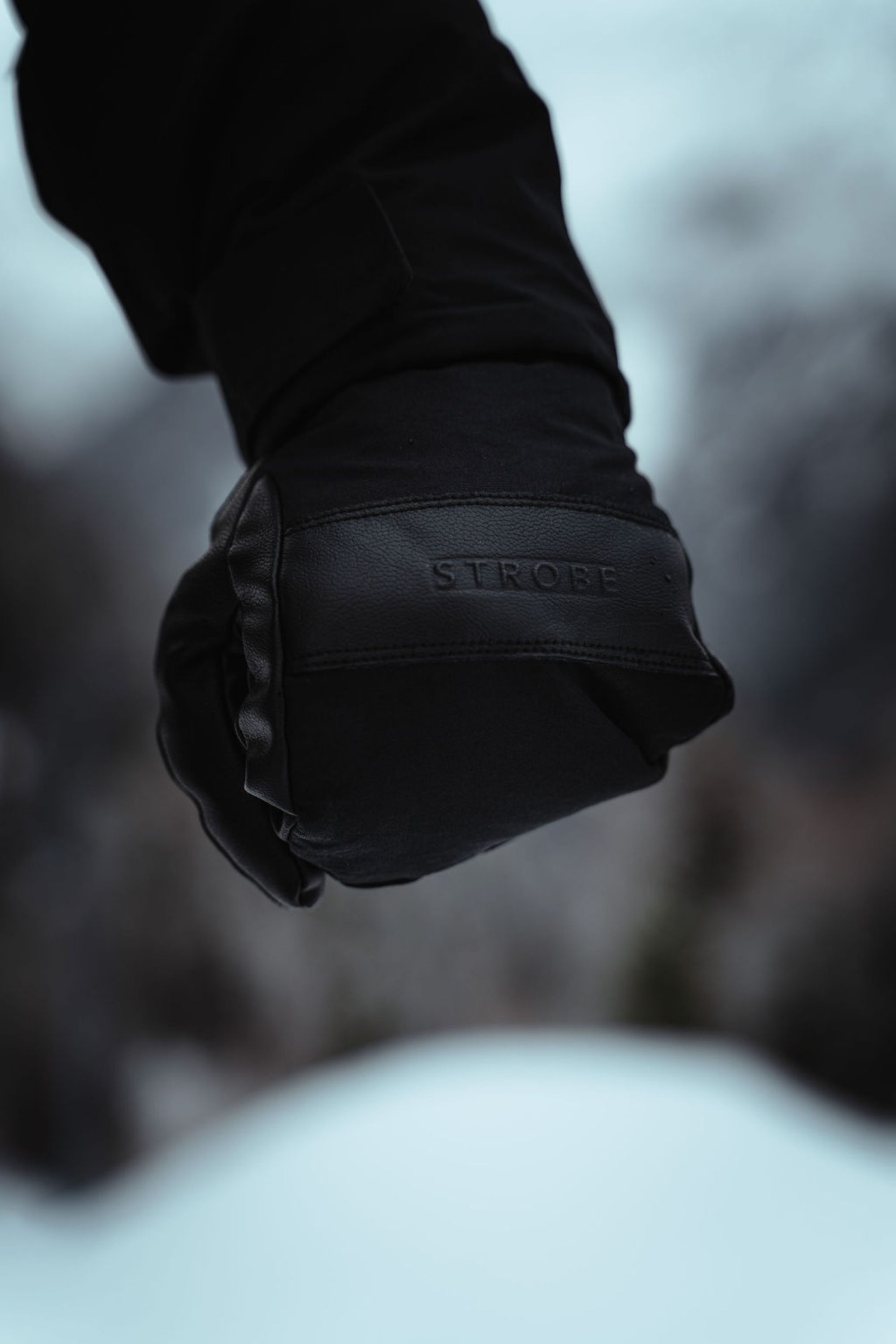 Les moufles de ski Hiberna Black