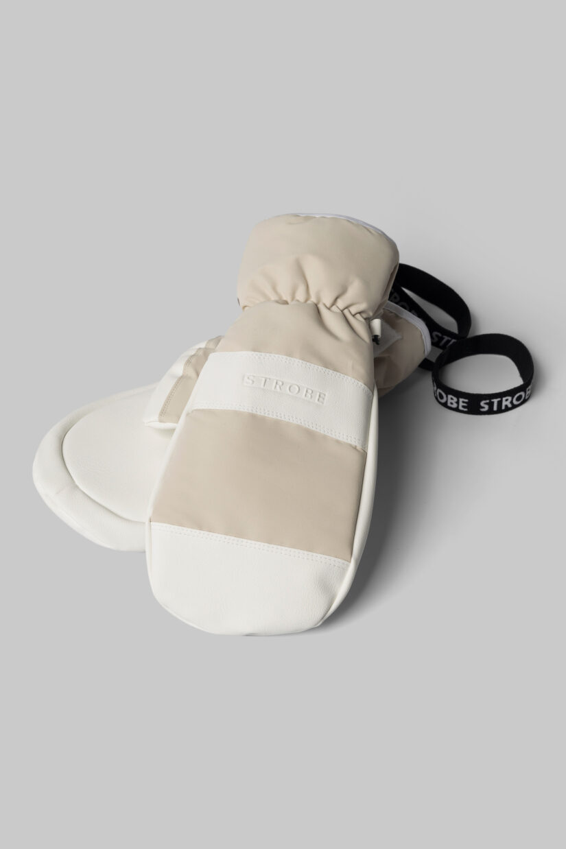 Hiberna Ski Mittens Lt Beige