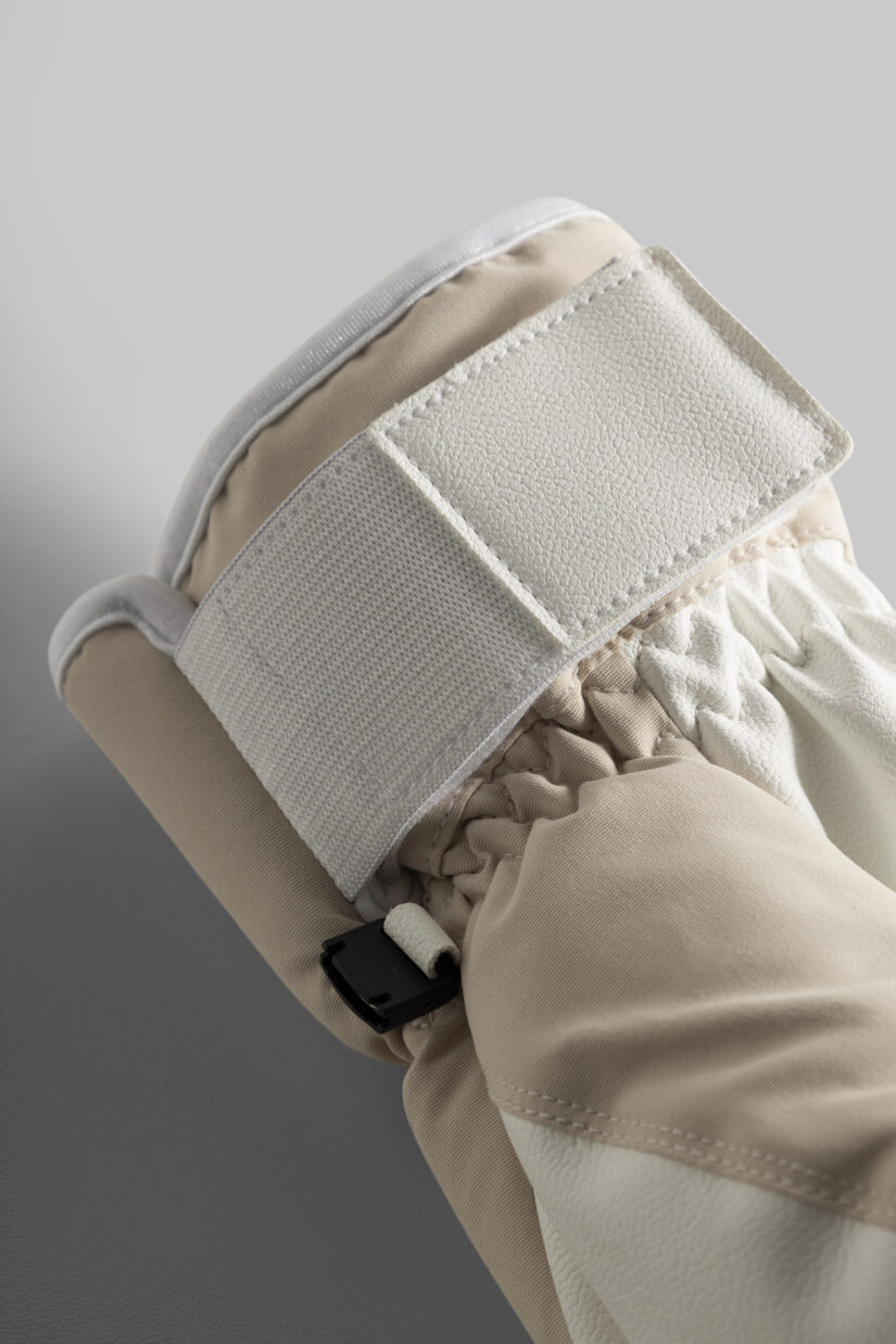 Hiberna Ski Mittens Lt Beige