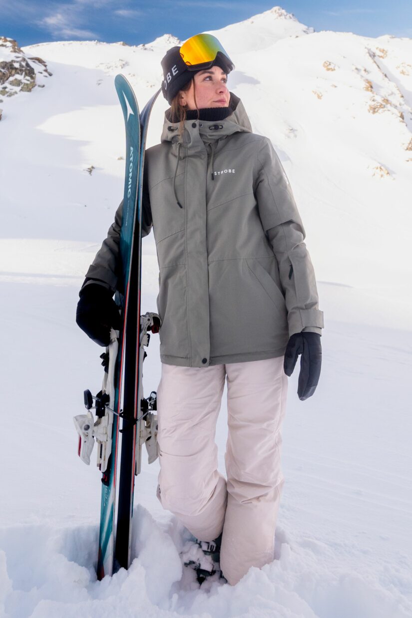 Aura Ski Jacket Smoke Green - Women's