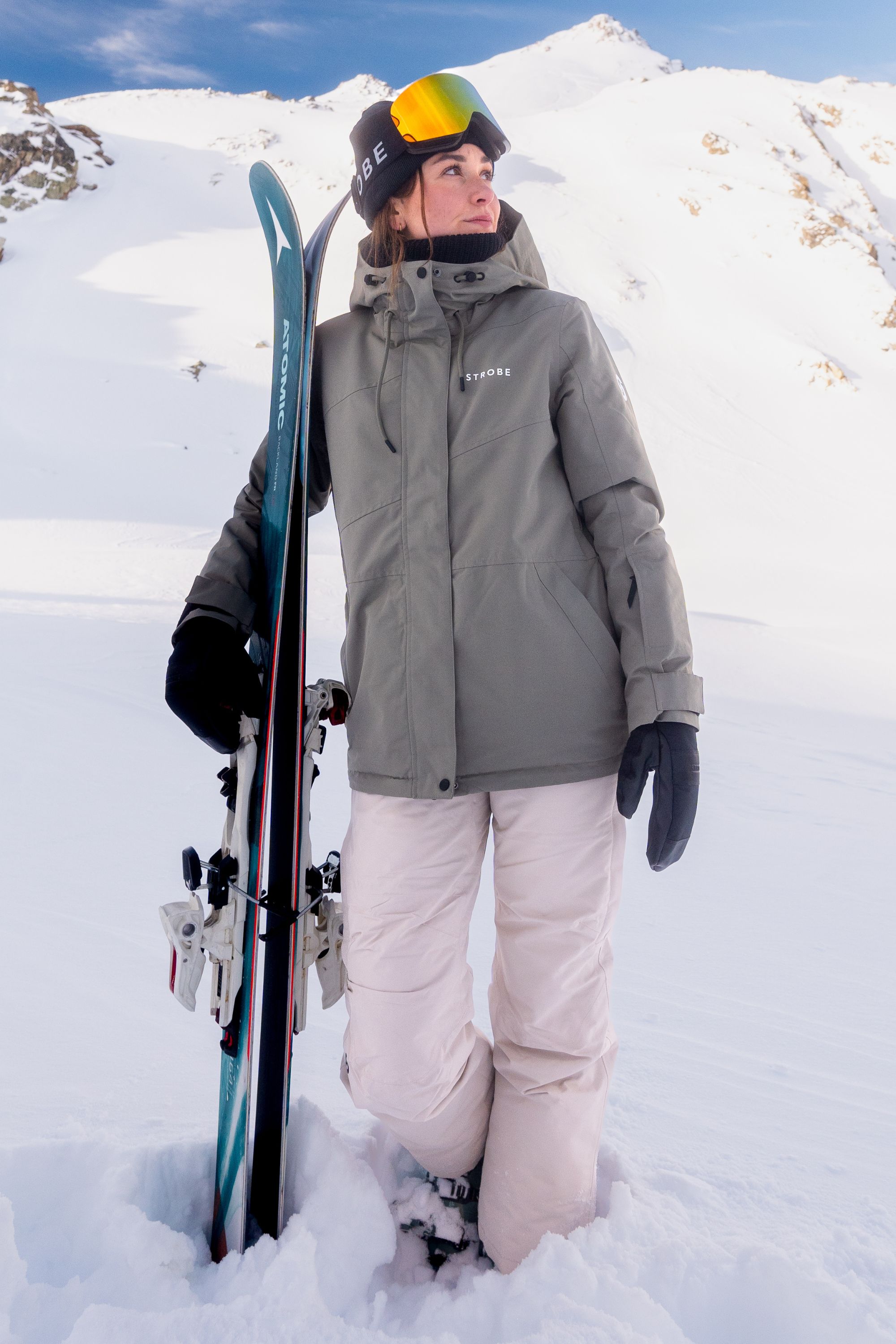 Aura Ski Jacket Smoke Green - Women's