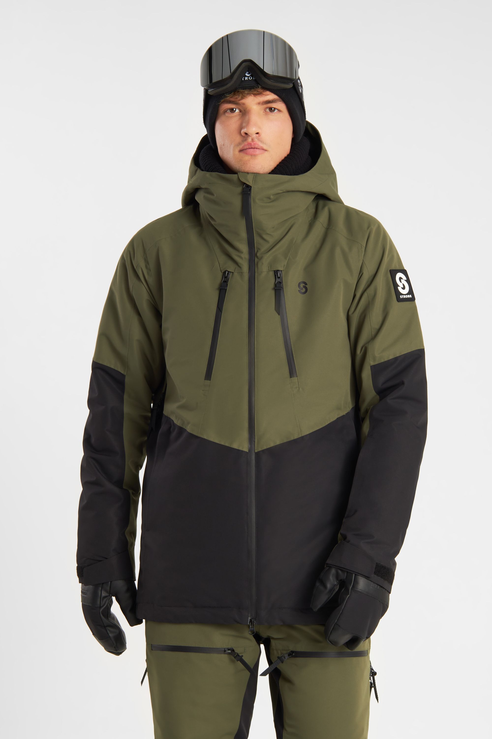 Lynx Ski Jas Olive Green - Heren
