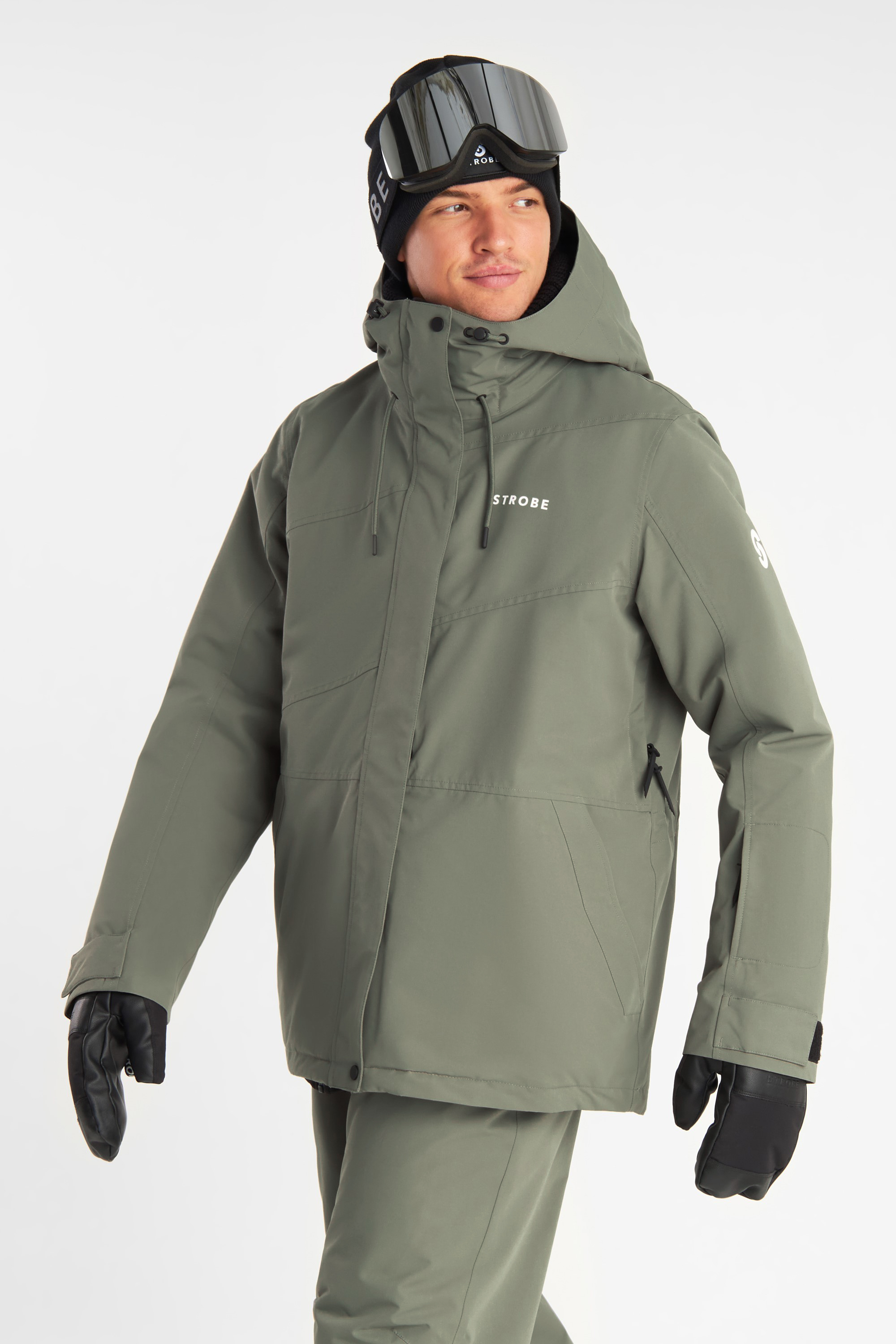 Aura Ski Jas Smoke Green - Heren