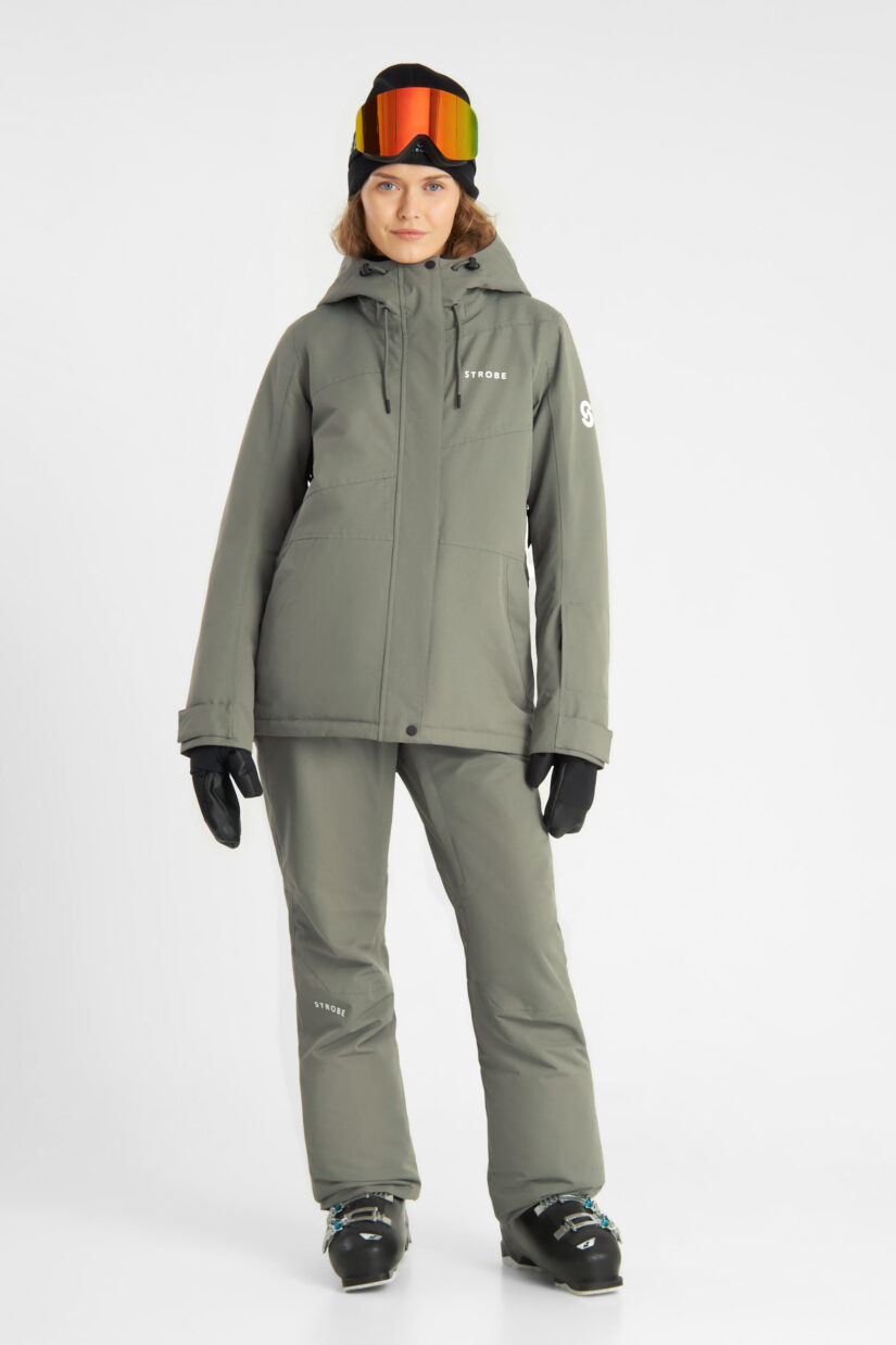 Aura Ski Jacket Smoke Green - Women's