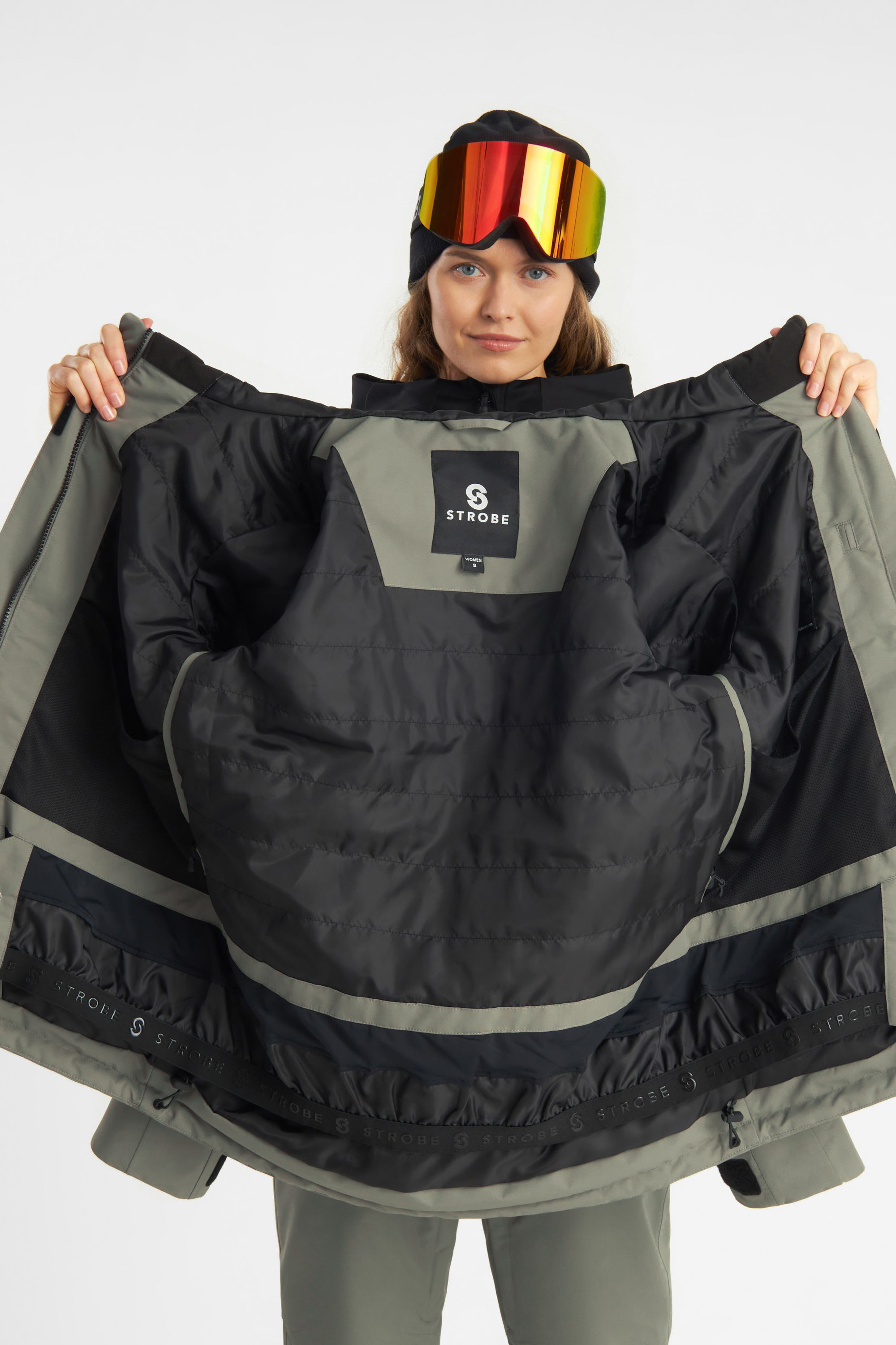 Aura Ski Jacket Smoke Green - Women's